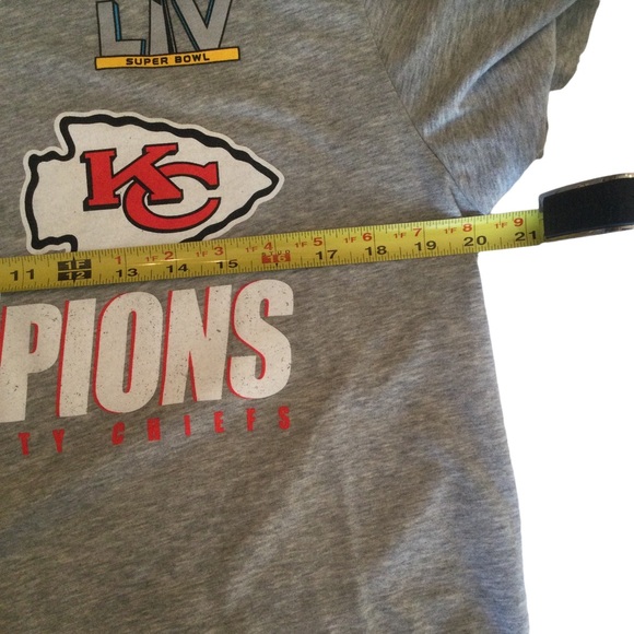 Nike Kansas City Chiefs 2020 AFC Championship Trophy Collection Tee Shirt - Picture 7 of 7